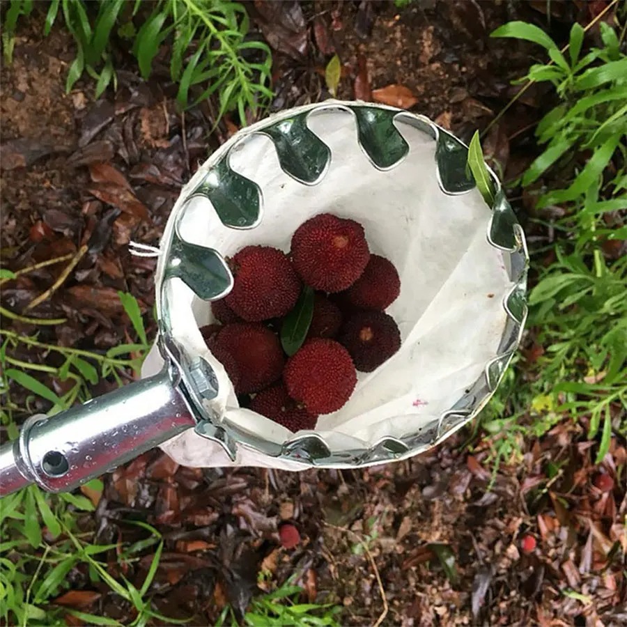 Gardening Tools Bag - 3-in-1 Fruit Harvesting Tool Set for