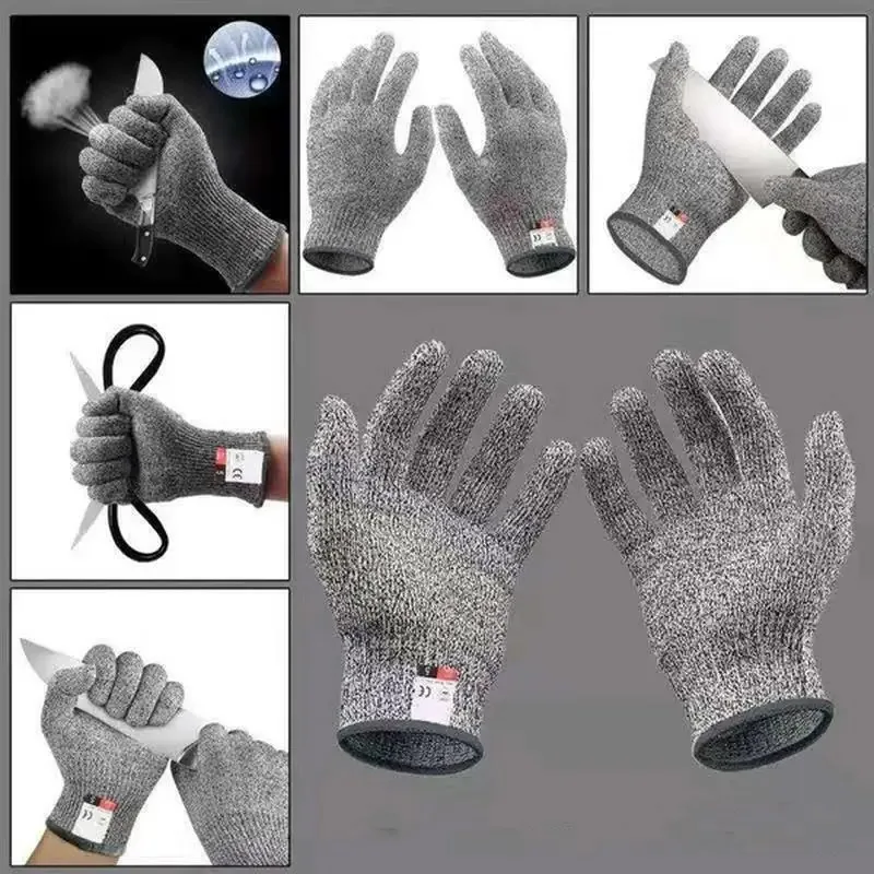 Garden Gloves Thorn Proof - Level 5 HPPE Anti-Cut Gloves Kitchen