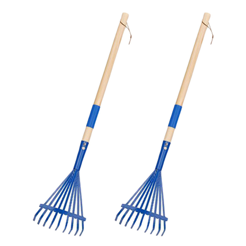 Gardening Tools For 3 Year Old - YWDZ-2X Children's Rake With Hardwood Handle