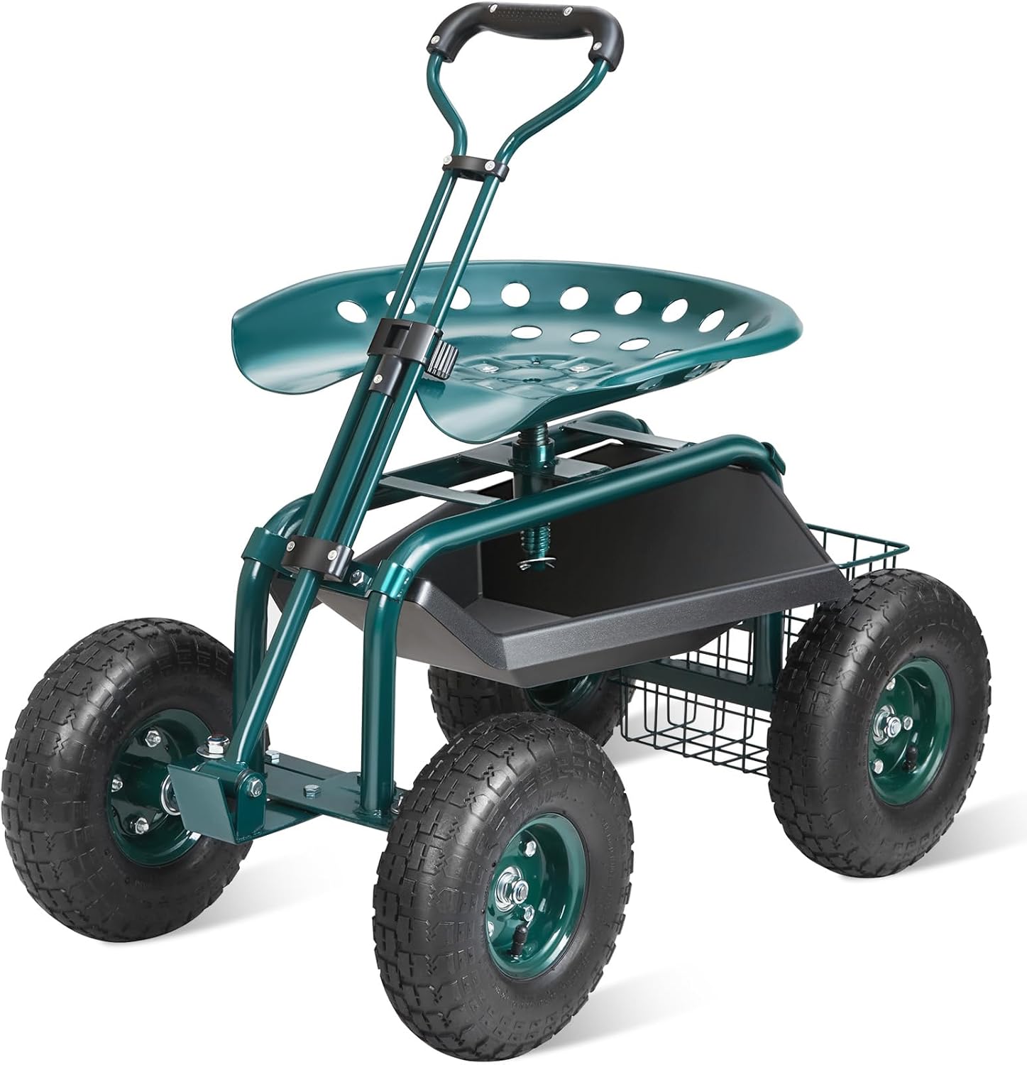 Gardening Tools Uses - Garden Cart Rolling Workseat with Wheels,