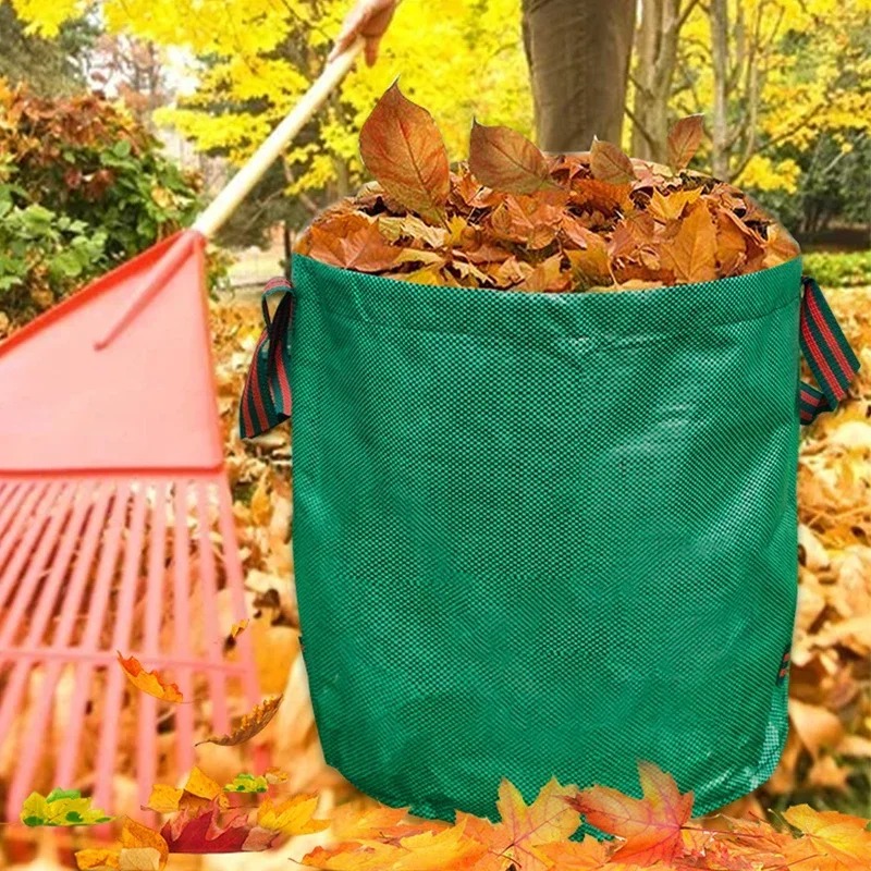 Gardening Tools Bag - Heavy-duty reusable garden waste bags, garden