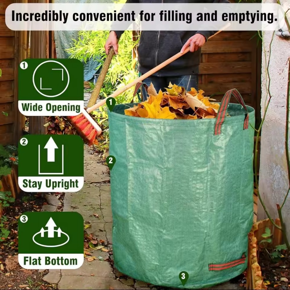 Gardening Tools Bag - Stand up gardening leaf bag, tear