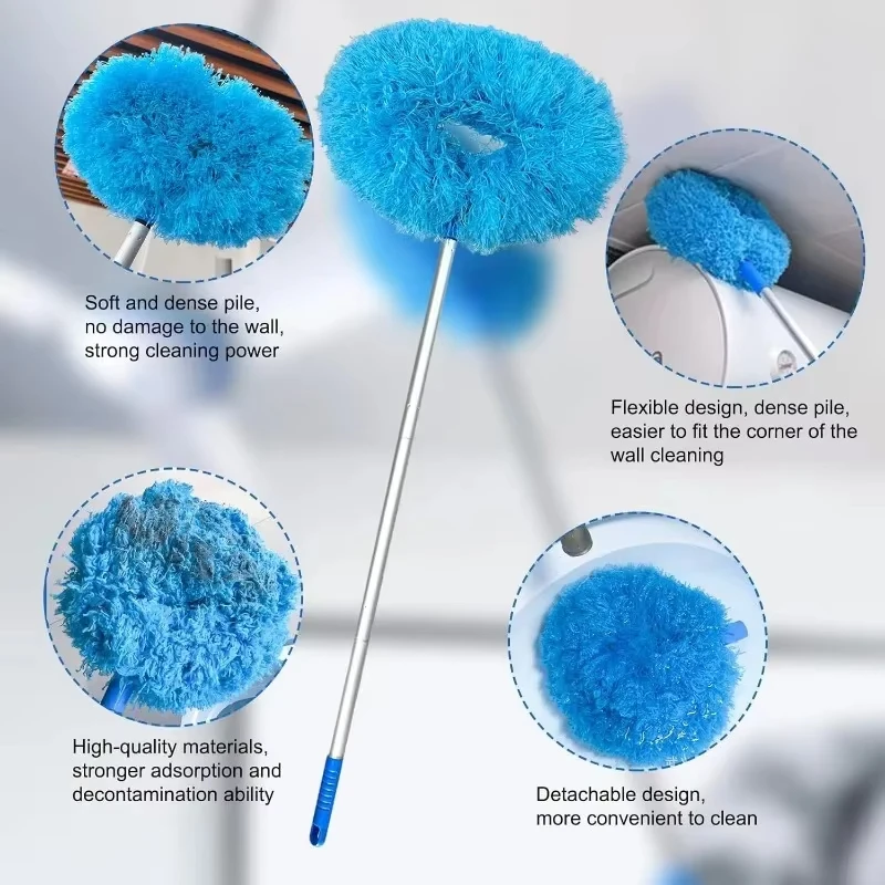 1PC Microfiber Ceiling Fan Dus - огляд і ціна Gardening Tools Long Handle