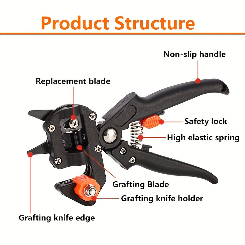 Bypass Pruner Industrial Grade - огляд і ціна Gardening Tools Bag