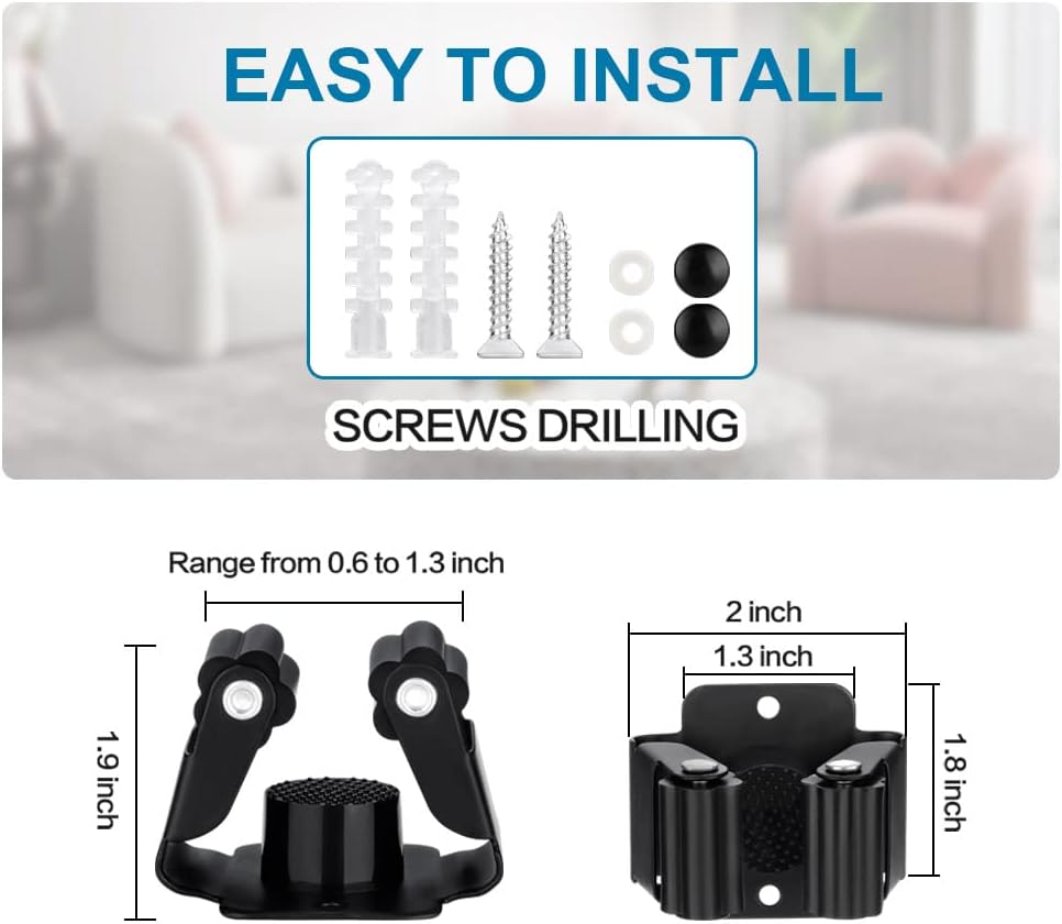 Stainless Steel Mop Holder Bru - огляд і ціна Gardening Tools Screwfix