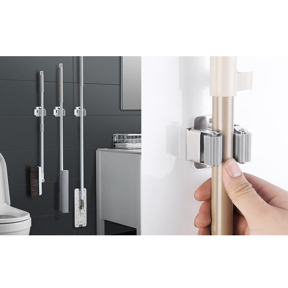 Stainless Steel Mop Holder Bru - огляд і ціна Gardening Tools Screwfix