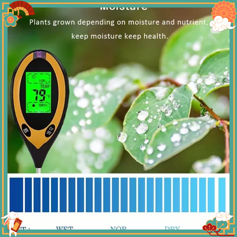 Multifunctional 4-in-1 Soil PH - огляд і ціна Gardening Tools Uses
