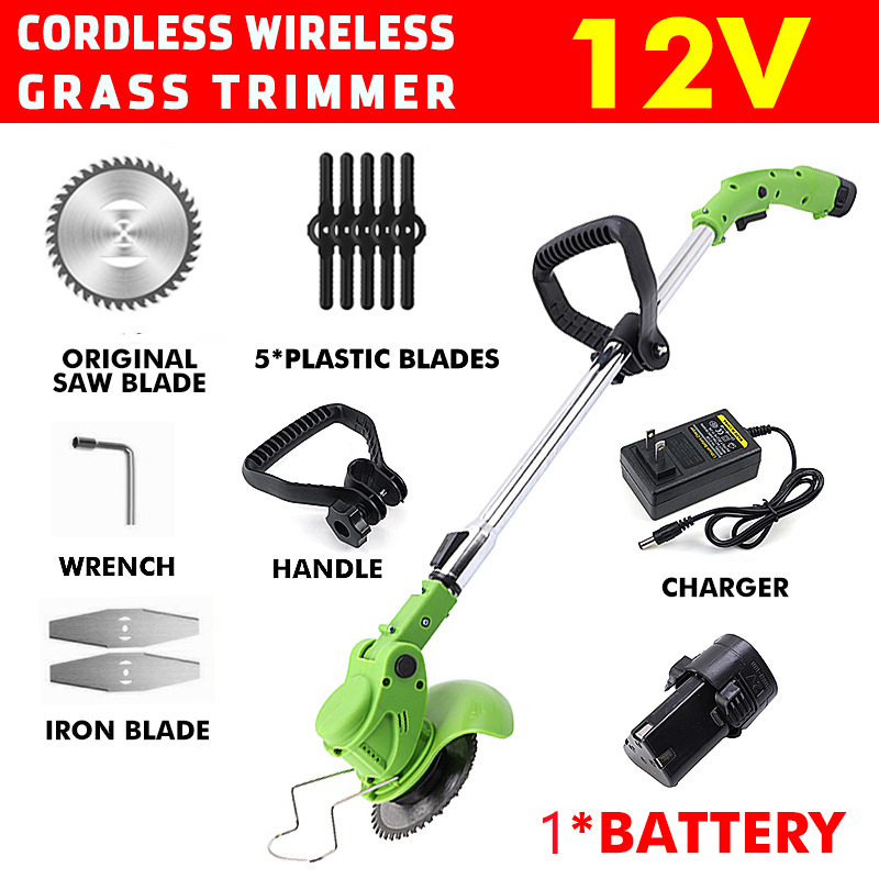 High Power Rechargeable Lithiu - огляд і ціна Gardening Tools Lawn Mower