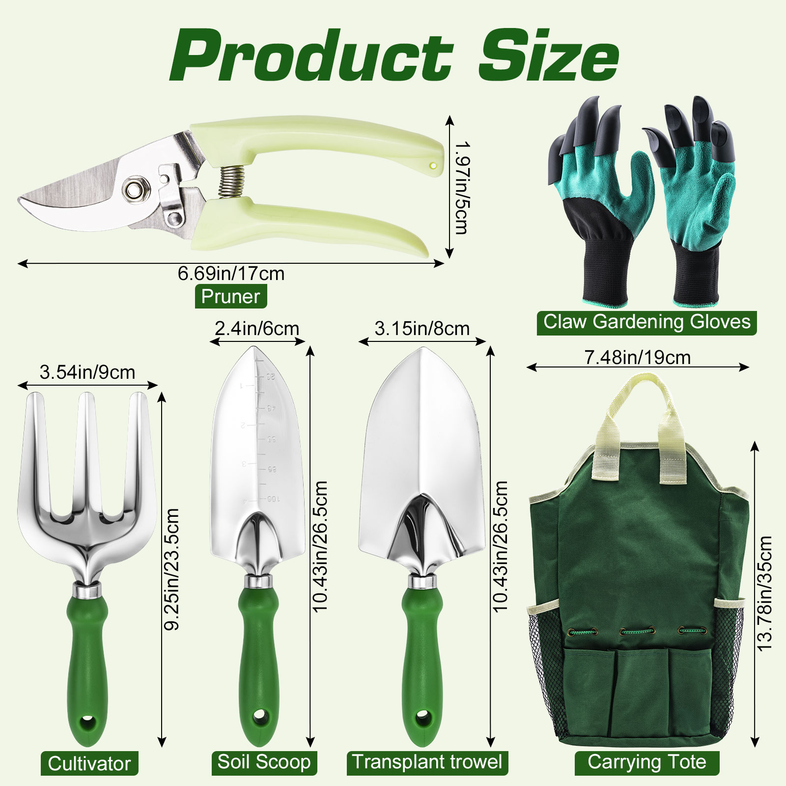 Goture Gardening Tools Set Inc - огляд і ціна Gardening Tools Trowel