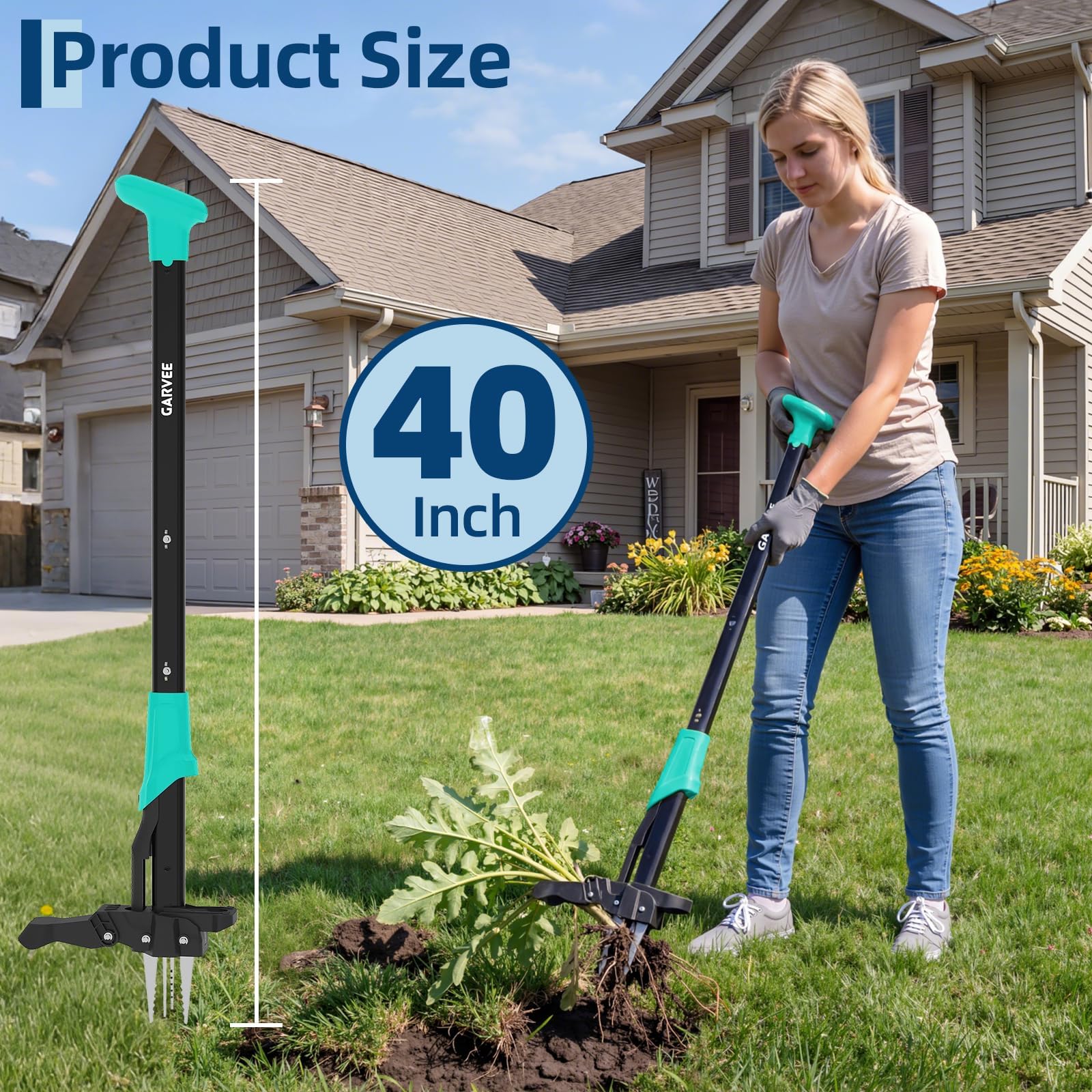 Long Handle Stand Up Weed Pull - огляд і ціна Gardening Tools Long