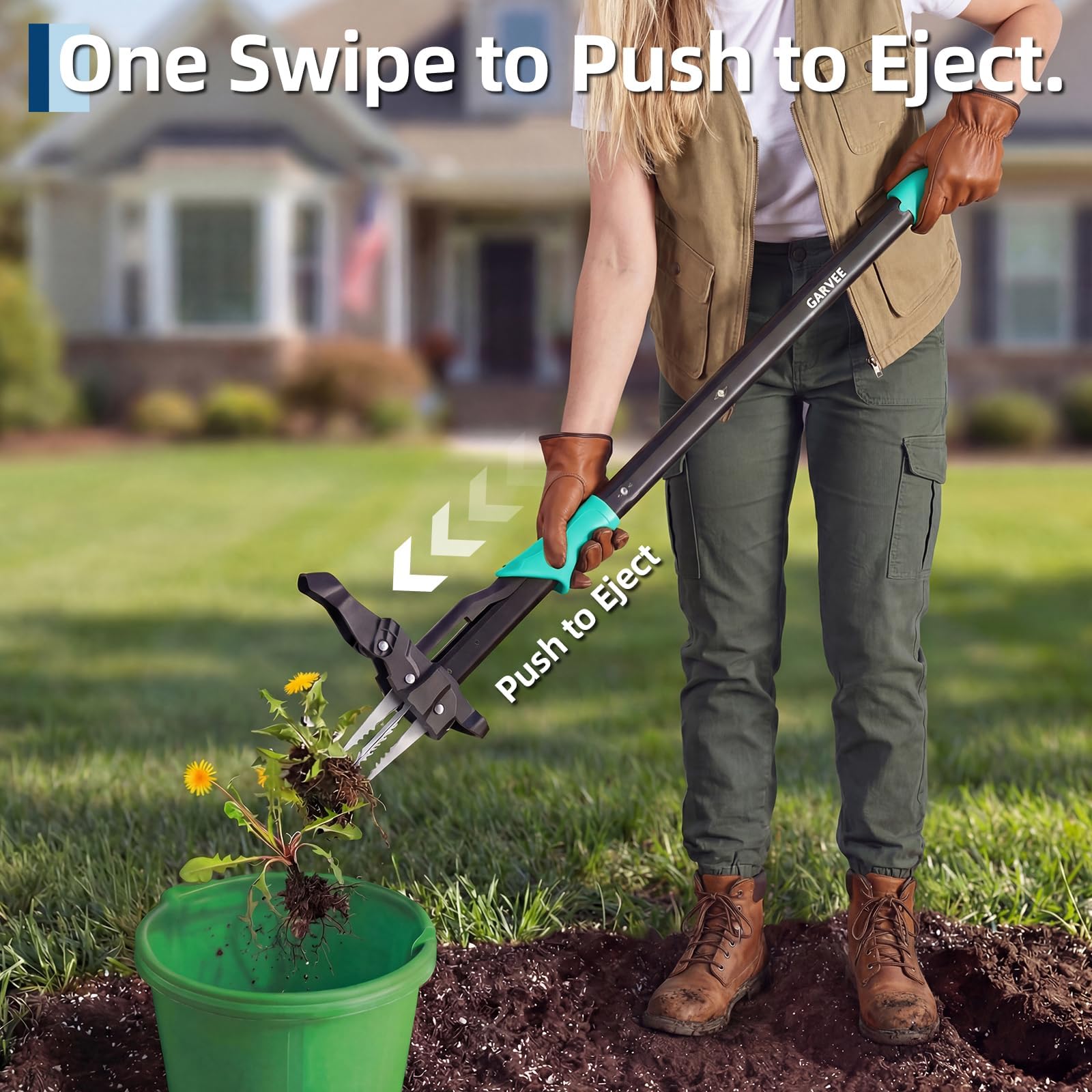 Long Handle Stand Up Weed Pull - огляд і ціна Gardening Tools Long