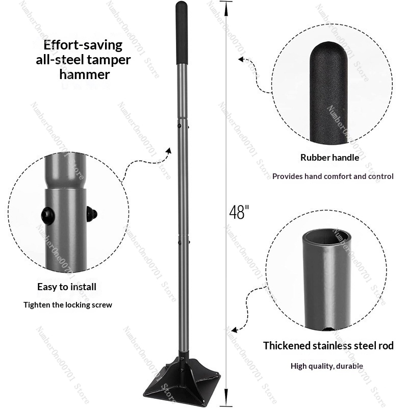 Detachable Steel Garden Tamper - огляд і ціна Gardening Tools Uses