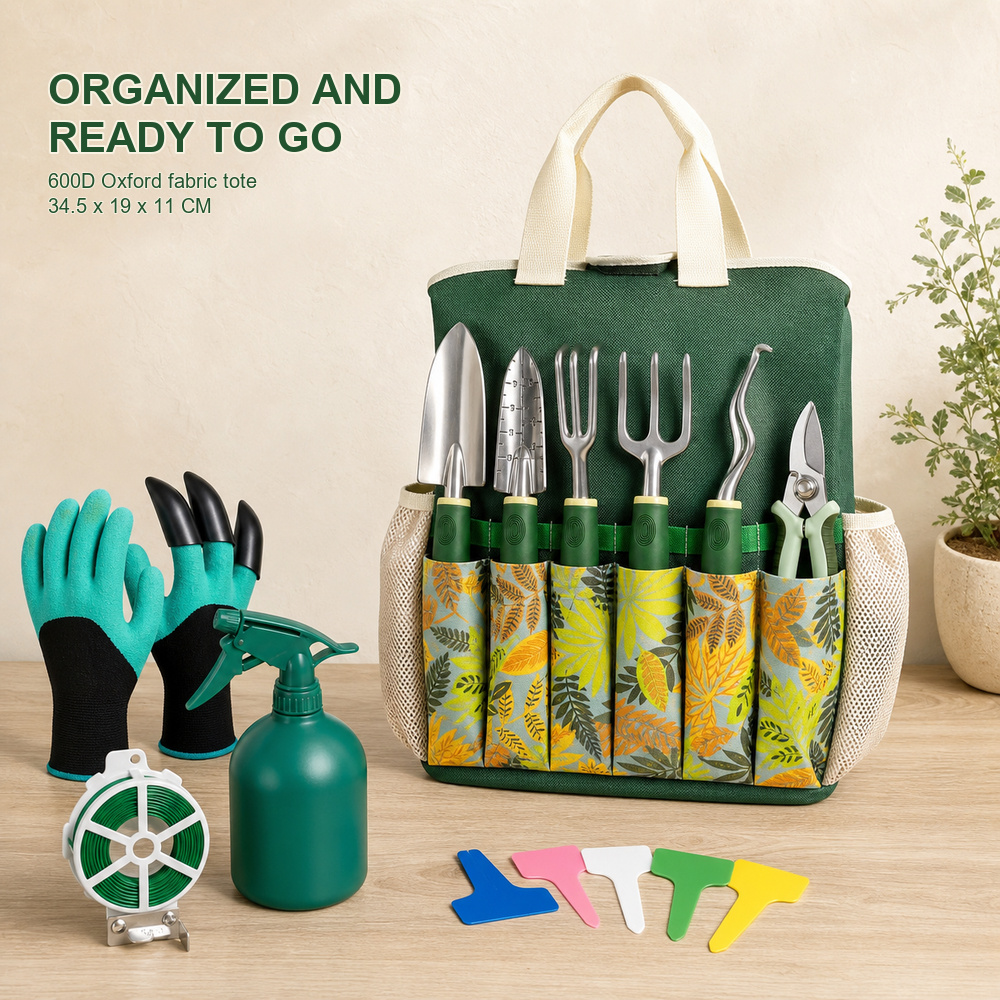 16 Piece Garden Tool Set Alumi - огляд і ціна Gardening Tools Trowel