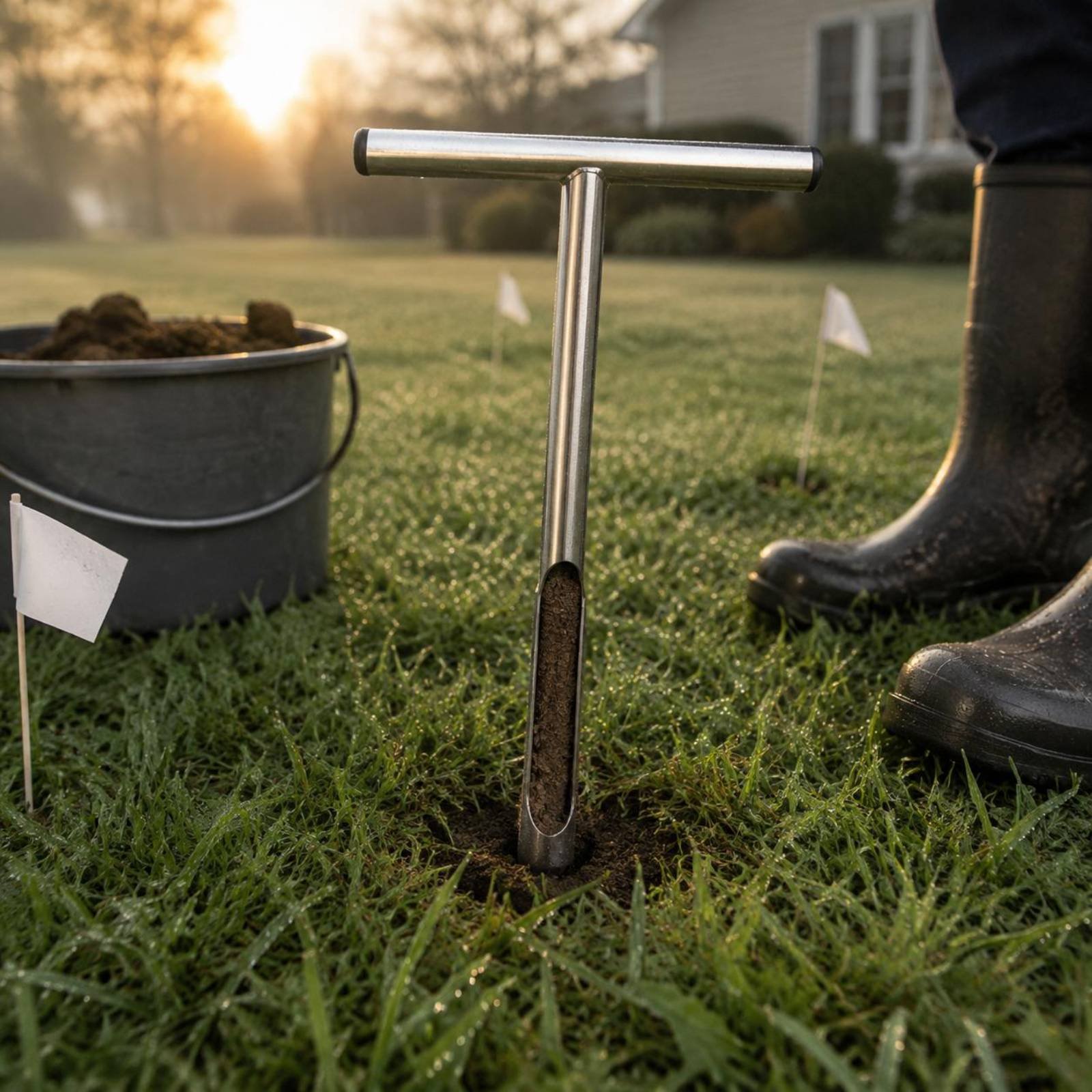 Stainless Steel Soil Sampler E - огляд і ціна Gardening Tools Long Handle
