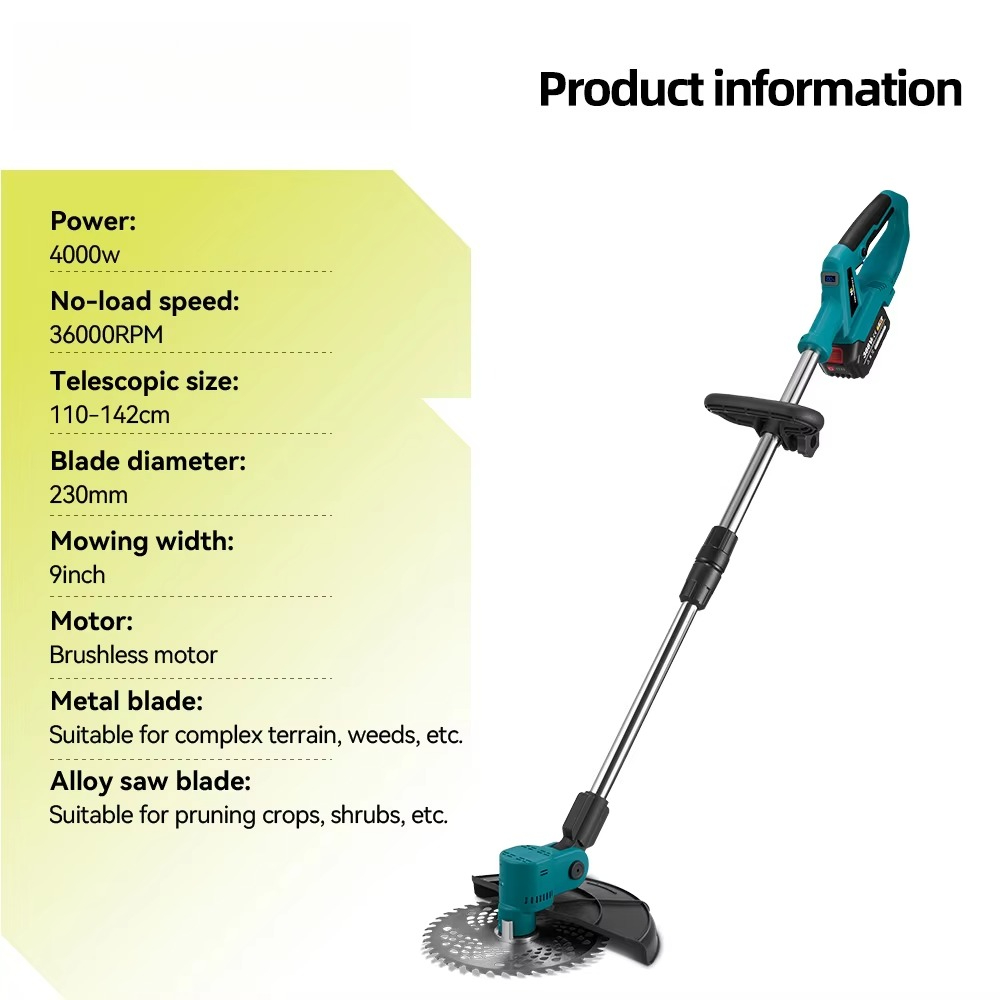 4000W Electric Lawn Mower for  - огляд і ціна Gardening Tools Lawn Mower