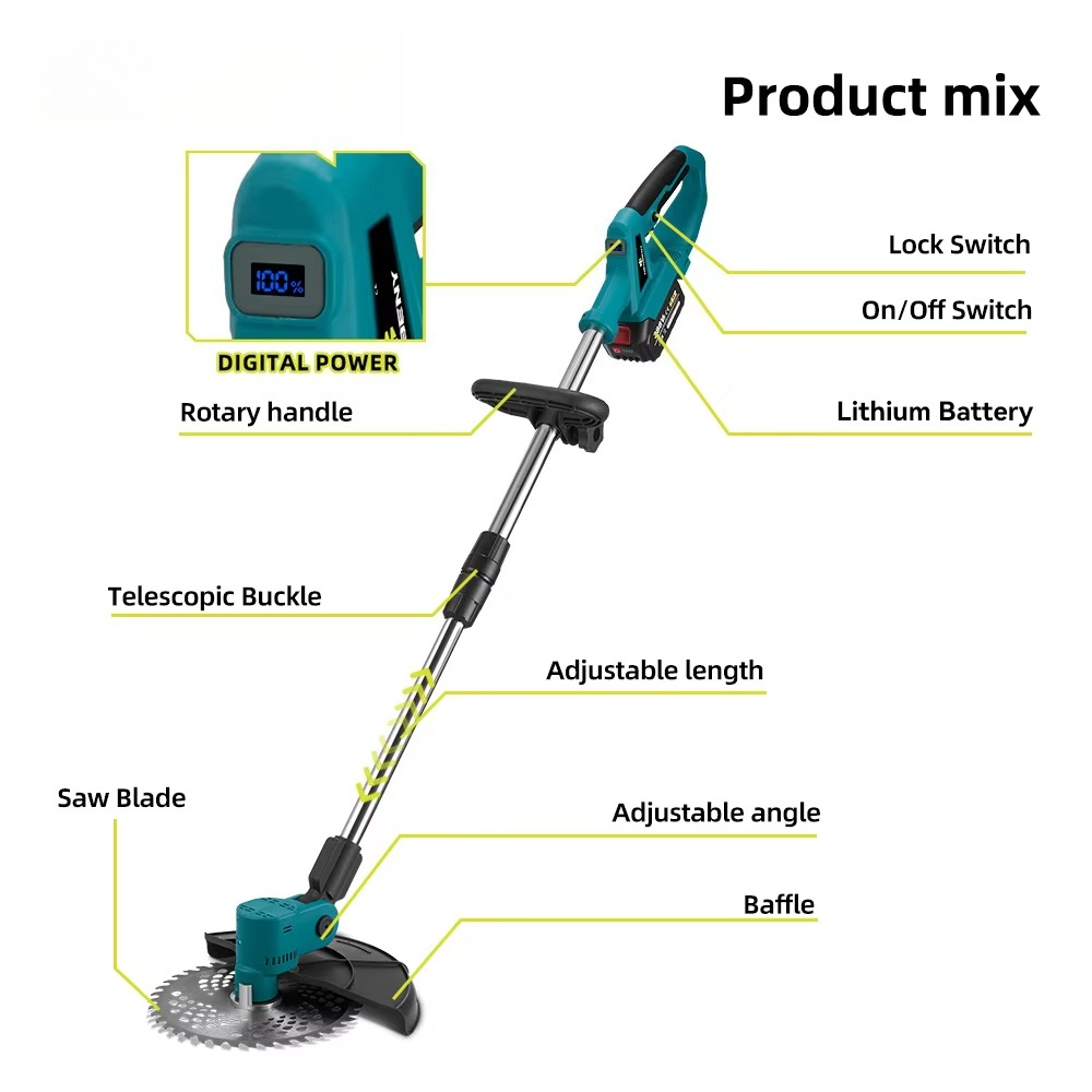 4000W Electric Lawn Mower for  - огляд і ціна Gardening Tools Lawn Mower