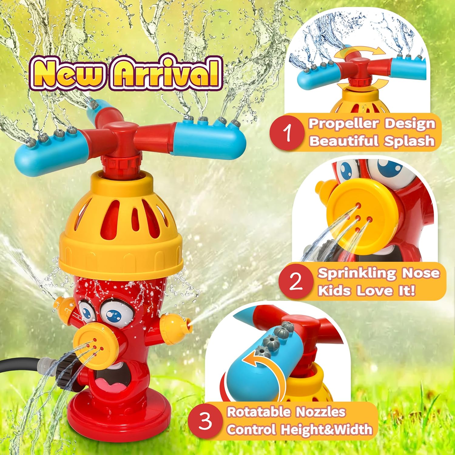 Water Spray Toy Hydrant Sprink - огляд і ціна Gardening Tools For 3 Year Old