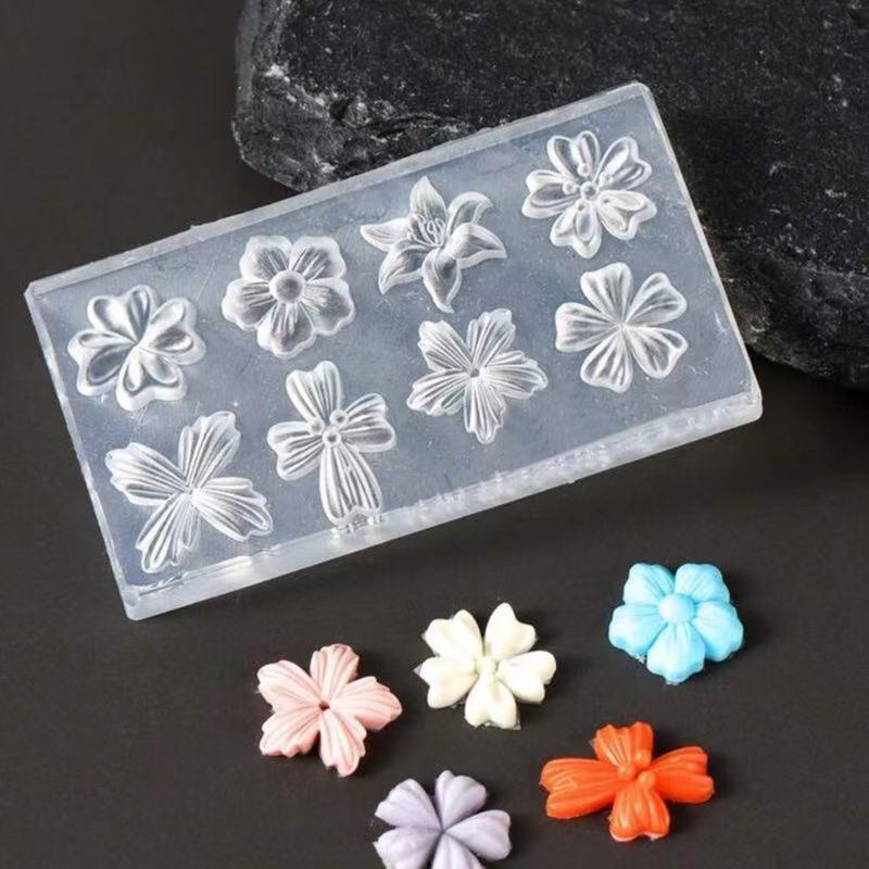 New Flower Nail Art Mold 3D Si - огляд і ціна Gardening Tools Diy