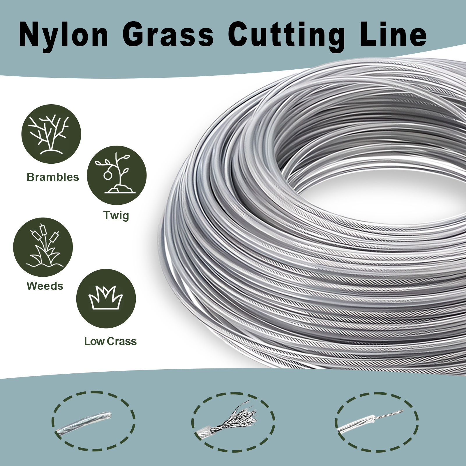 COSY 10M/15M Steel Wire Nylon  - огляд і ціна Gardening Tools Long
