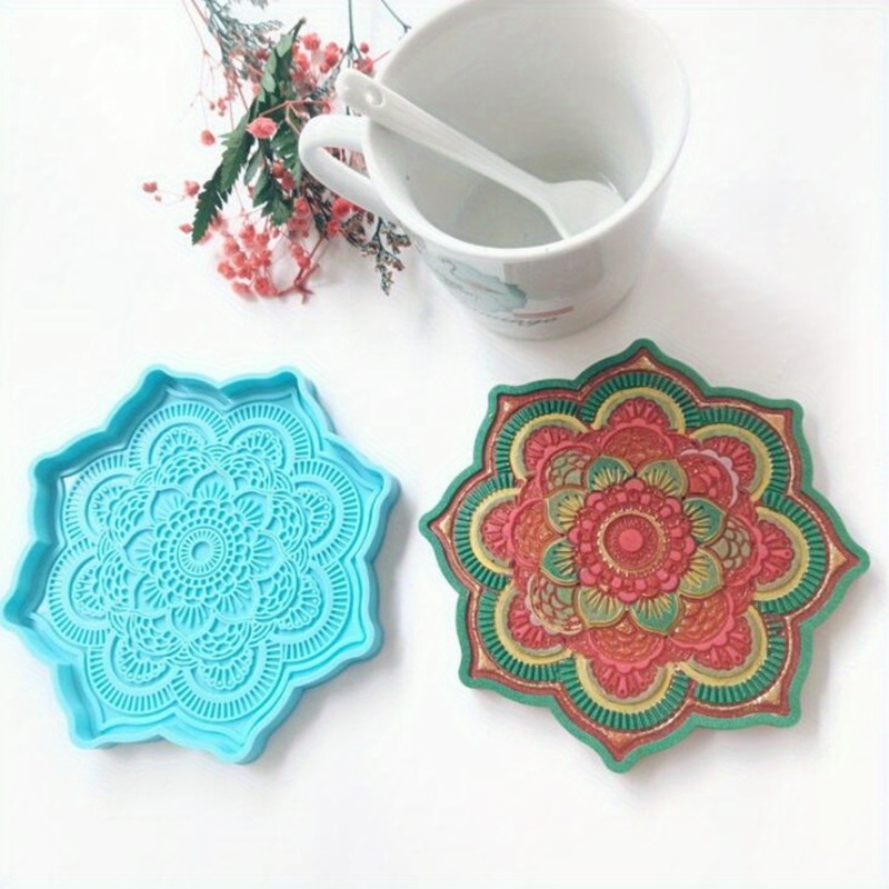 Mandala Coaster Silicone Mold  - огляд і ціна Gardening Tools Diy