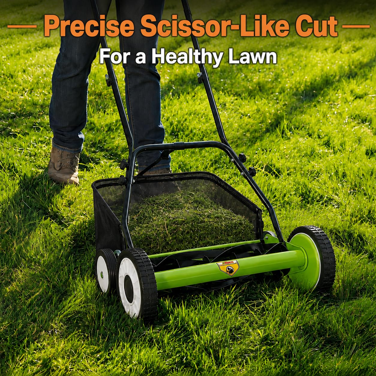 18 Inch Push Reel Lawn Mower,  - огляд і ціна Gardening Tools Lawn Mower