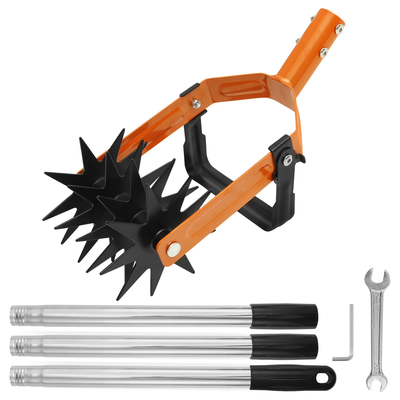 New 2-in-1Tiller Tool Stainles - огляд і ціна Gardening Tools Long Handle