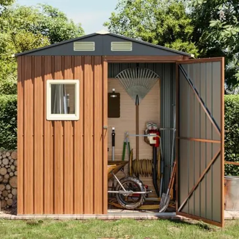 Outdoor Storage Shed 6x4 Ft, L - огляд і ціна Gardening Tools In