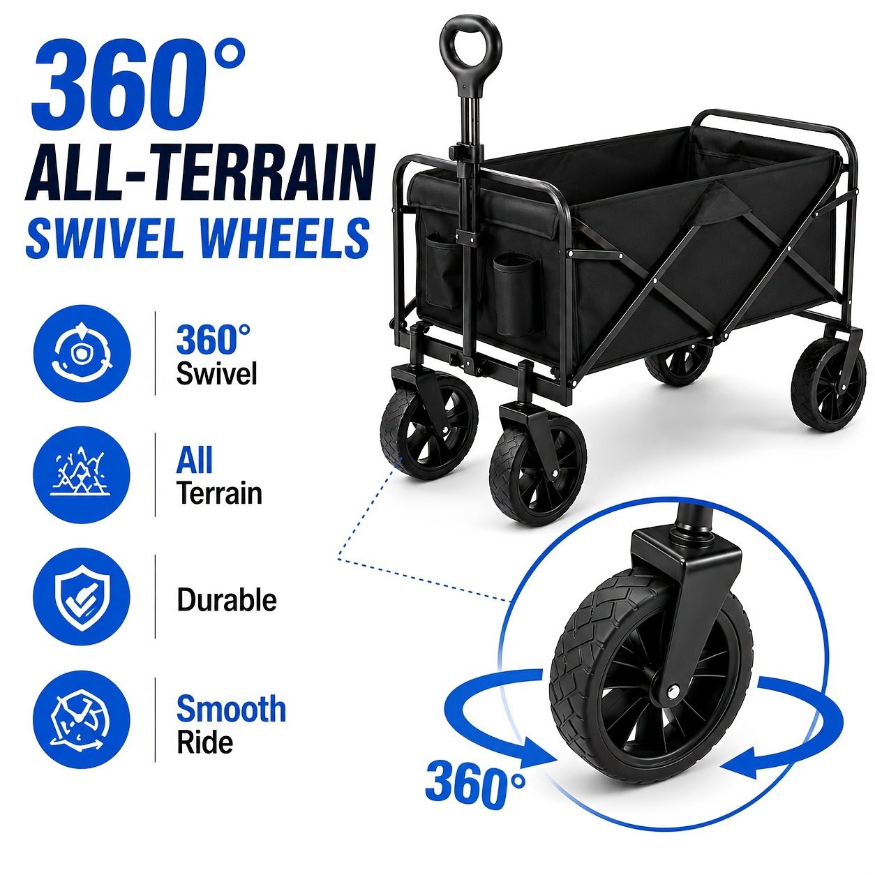 Heavy Duty Foldable All Terrai - огляд і ціна Gardening Tools Store