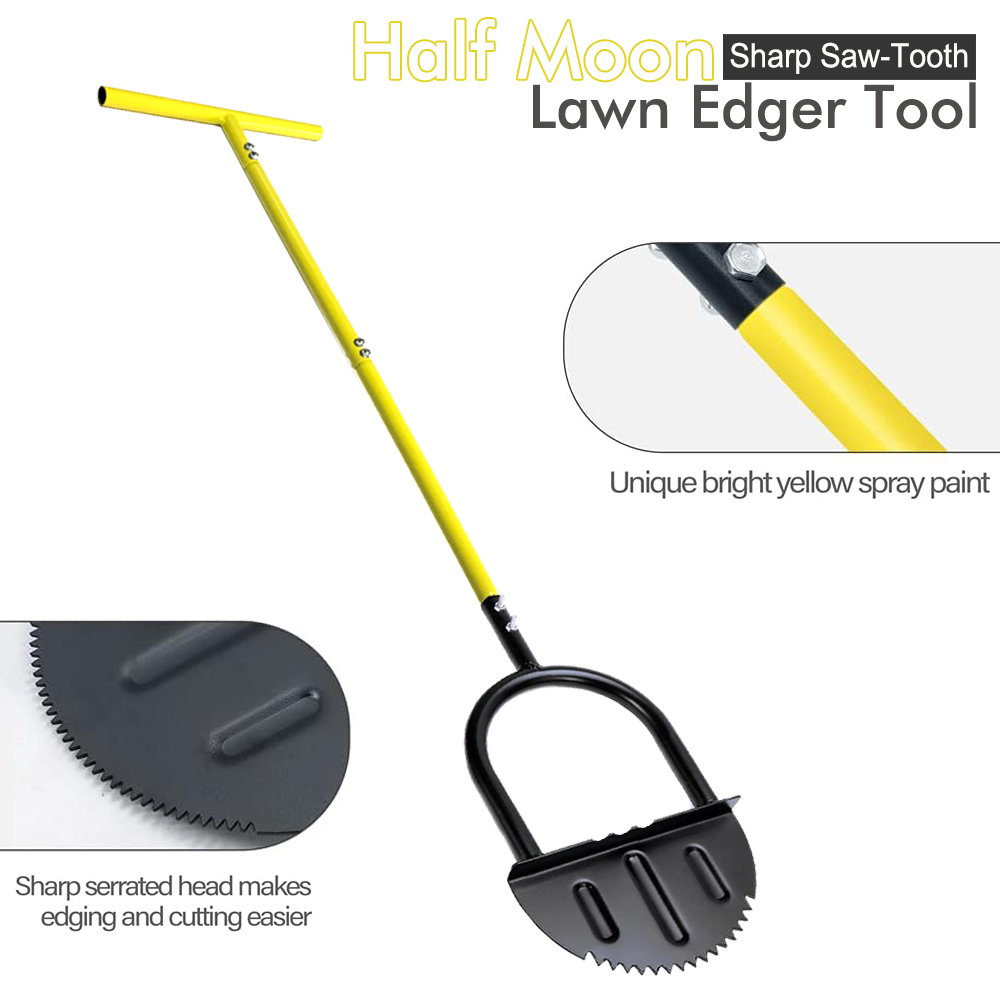 Half Moon Lawn Edger with Long - огляд і ціна Gardening Tools Long Handle