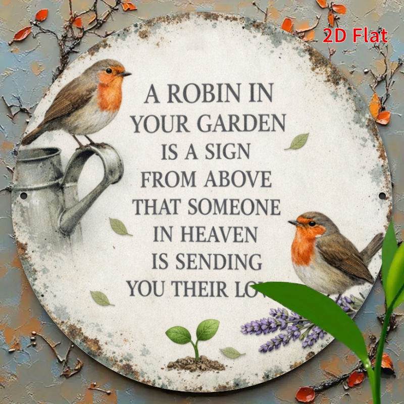 2D Flat 20x20cm Robin Garden M - огляд і ціна Gardening Tools Store